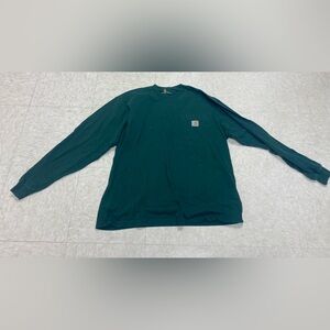 Carhartt Men's Dark Green Long Sleeve Tee